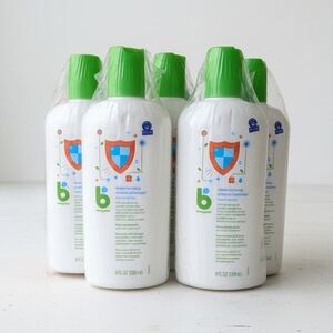 Lot Of 5- 8oz Bottels Of Babyganics Kids Moisturizing Cleanser
